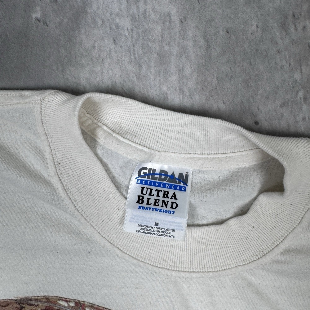 Vintage Cayman Turtle Farm T-Shirt Men's Medium White Ocean Nature Animals 90s - Picture 4 of 7